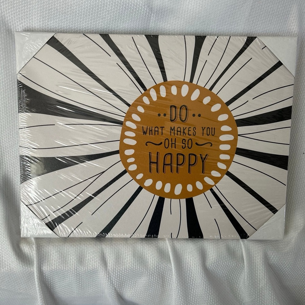 Inspirational Wall Art - Black and Gold